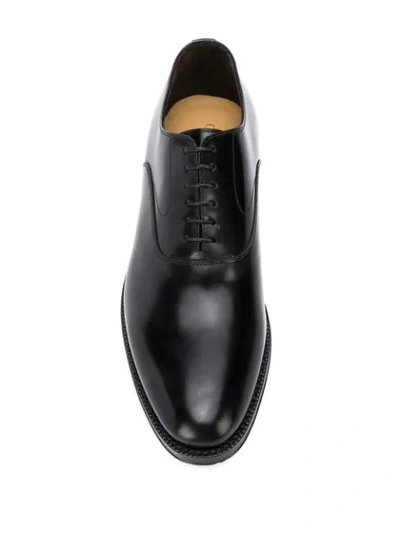 POINTED TOE LACE-UP OXFORD SHOES