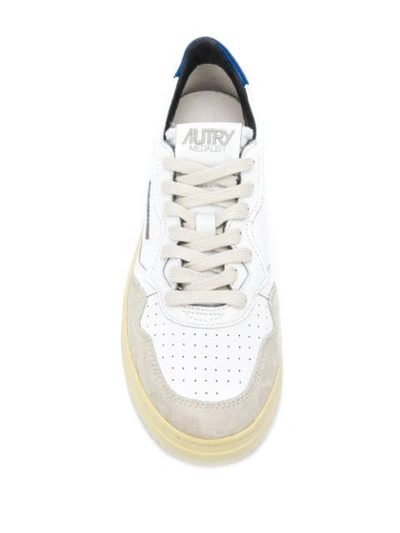 Shop Autry Side Logo Sneakers In White