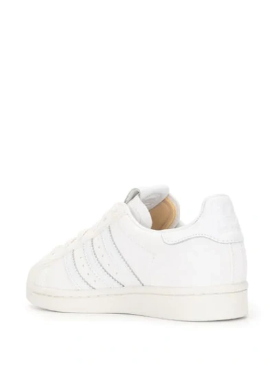 Shop Adidas Originals Superstar Leather Trainers In White