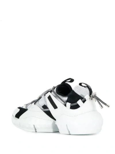 Shop Jimmy Choo Diamond Trail Low-top Sneakers In White