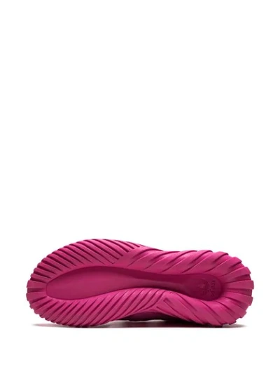 Shop Adidas Originals Tubular Doom Primeknit Sneakers In Pink
