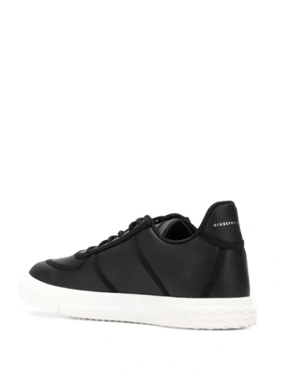 Shop Giuseppe Zanotti Low-top Sneakers In Black