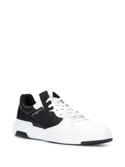 Shop Givenchy Wing Asymmetric Low-top Sneakers In White