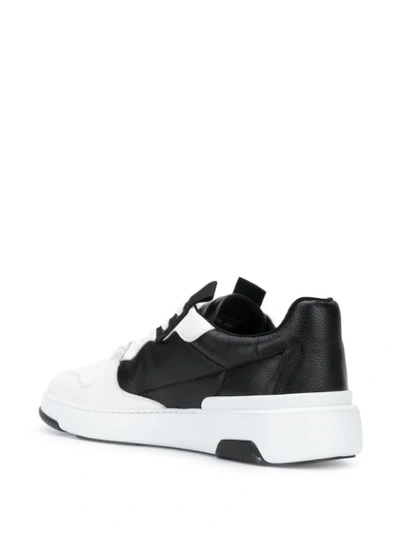 Shop Givenchy Wing Asymmetric Low-top Sneakers In White