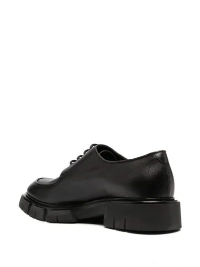 Shop Fratelli Rossetti Ridged-sole Lace Up Shoes In Black