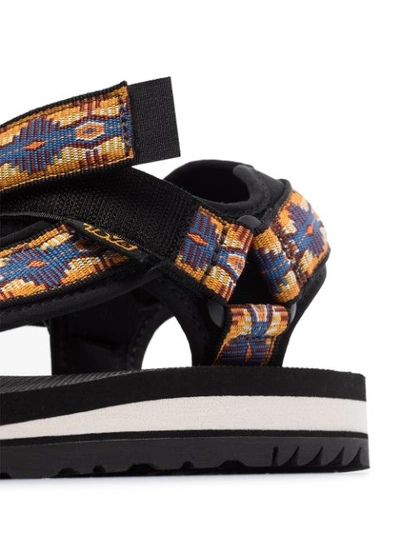 Shop Teva Universal Trail Patterned-strap Sandals In Multicolour
