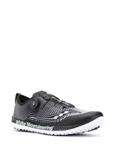 Shop White Mountaineering Boa Low-top Sneakers In Black