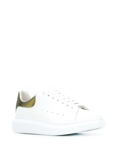 Shop Alexander Mcqueen Oversized Low-top Sneakers In White