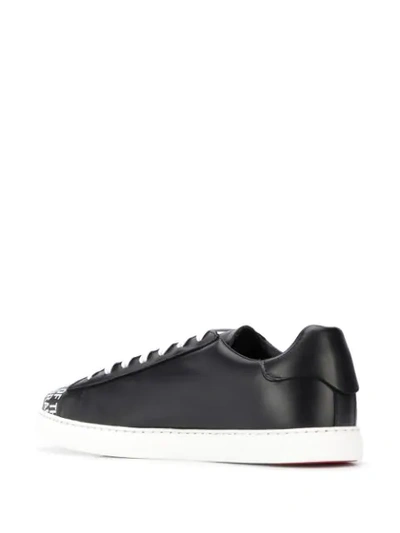 Shop Dsquared2 Icon Low Top Sneakers In Black