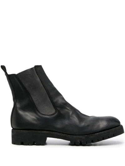 Shop Guidi Chelsea Ankle Boots In Black