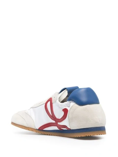 Shop Loewe Ballet Runner Low-top Sneakers In White