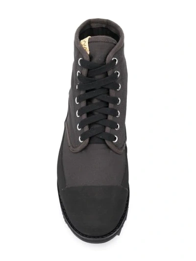 Shop Visvim Legion Lace-up Boots In Black