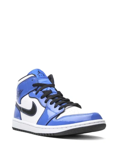 Shop Jordan Air  1 Mid Se "signal Blue" Sneakers