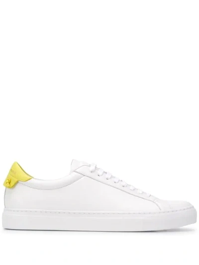 Shop Givenchy Contrast Heel Low-top Sneakers In White