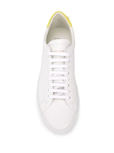 Shop Givenchy Contrast Heel Low-top Sneakers In White