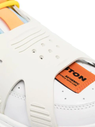 Shop Heron Preston Protection Logo Patch Sneakers In White