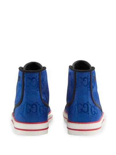 Shop Gucci Off The Grid Gg Tennis 1977 Sneakers In Blue