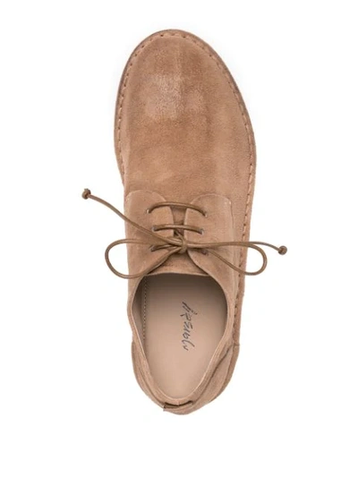 Marsèll Smooth Lace-up Derby Shoes In Brown