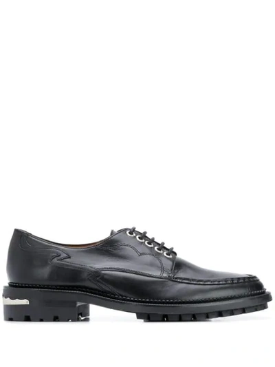 Shop Toga Virilis Lace-up Derby Shoes In Black