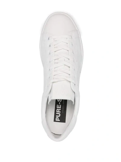 Shop Golden Goose Purestar Low-top Sneakers In White