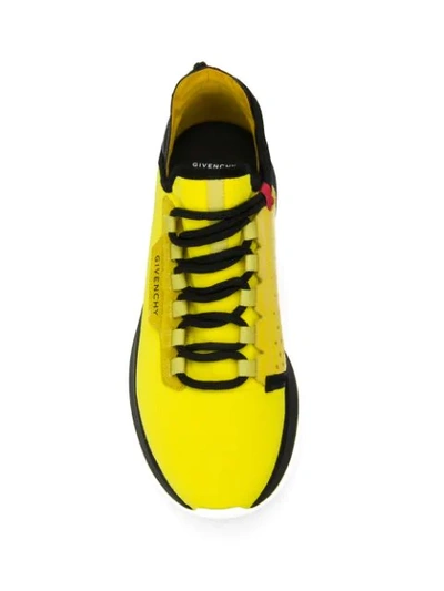 Shop Givenchy Spectre Running Sneakers In Yellow