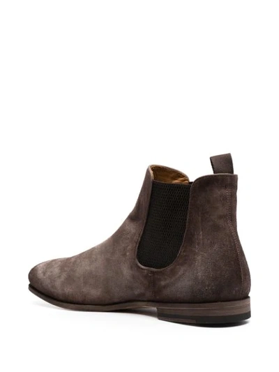 Shop Officine Creative Ankle-length Suede Boots In Neutrals