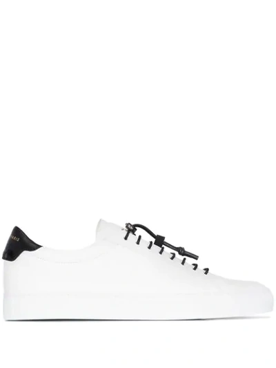 Shop Givenchy Low-top Leather Sneakers In White