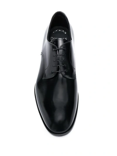 Shop Doucal's Lace-up Derby Shoes In Black