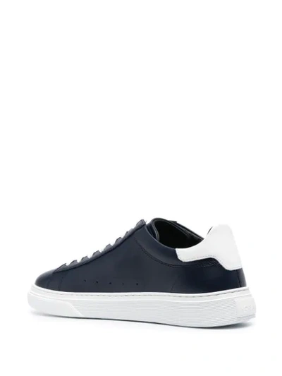 Shop Hogan H365 Low-top Sneakers In Blue