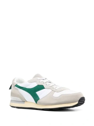 Shop Diadora Camaro Used Low-top Sneakers In White