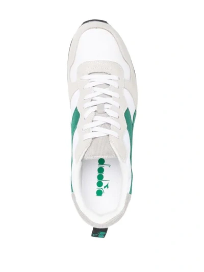 Shop Diadora Camaro Used Low-top Sneakers In White