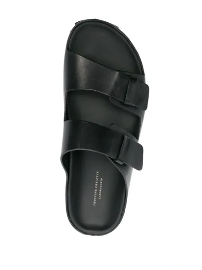 Shop Officine Creative Agorà 1 Leather Sandals In Black