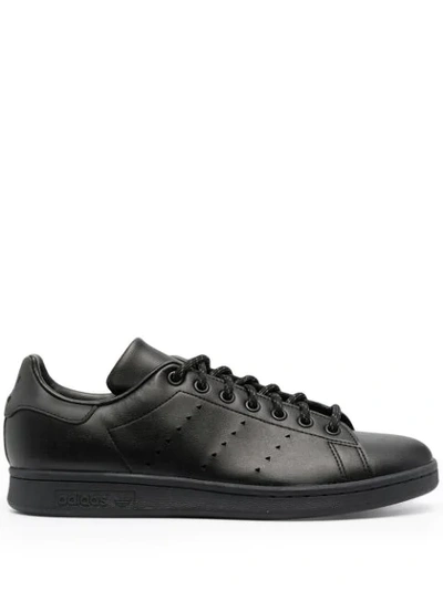 Shop Adidas Originals By Pharrell Williams Stan Smith Low-top Sneakers In Black