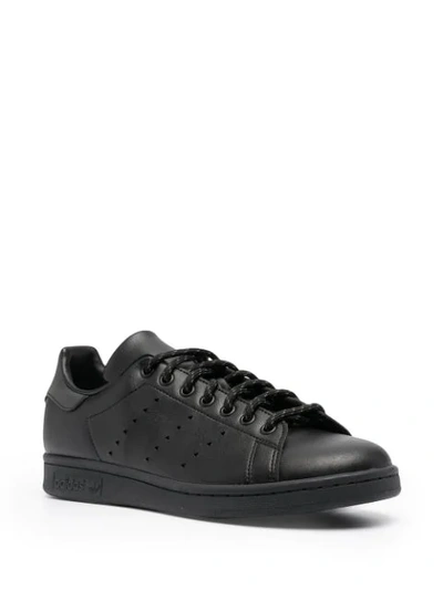 Shop Adidas Originals By Pharrell Williams Stan Smith Low-top Sneakers In Black