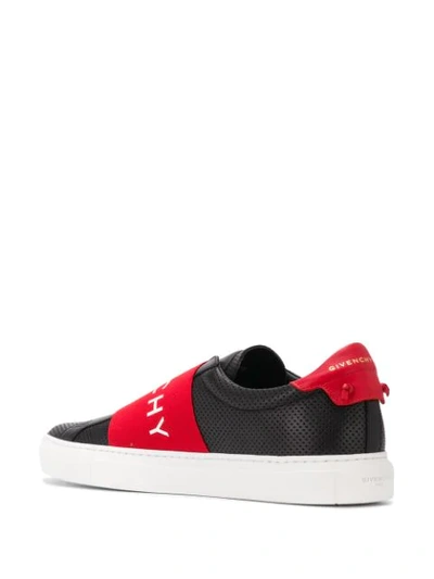 Shop Givenchy Urban Street Logo-print Slip-on Sneakers In Black