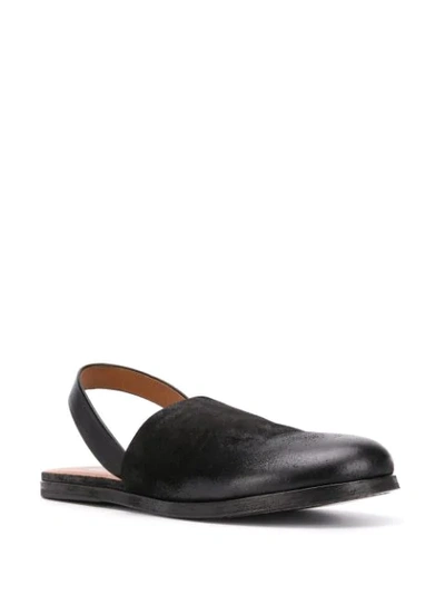 Shop Marsèll Slingback Closed-toe Sandals In Black