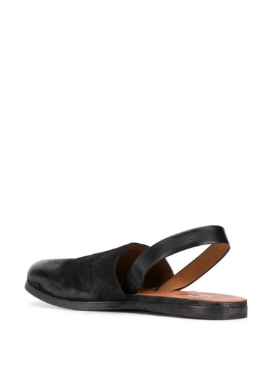 Shop Marsèll Slingback Closed-toe Sandals In Black