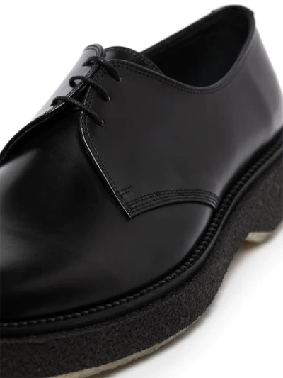 Shop Adieu Lace-up Leather Derby Shoes In Black