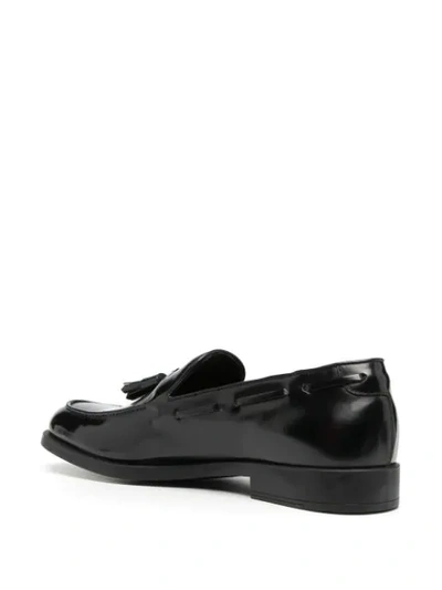 Shop Fratelli Rossetti Patent Tassel Loafers In Black