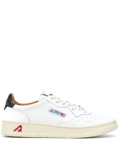 Shop Autry Side Logo Sneakers In White