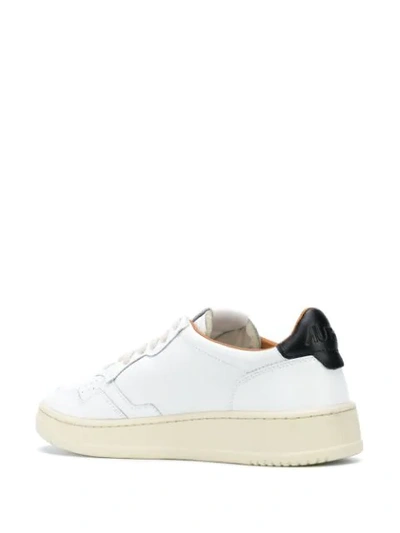 Shop Autry Side Logo Sneakers In White