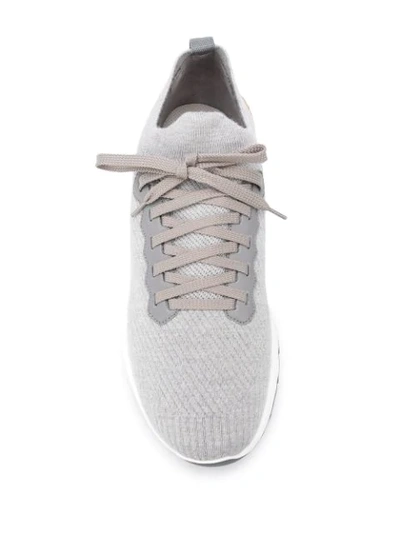 Shop Brunello Cucinelli Low-top Sneakers In Grey
