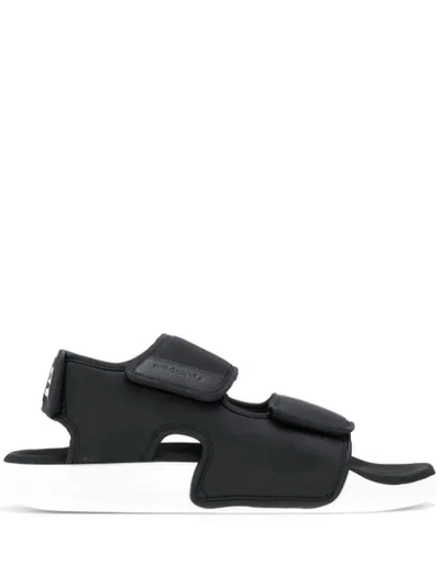 Shop Adidas Originals Adilette 3.0 Sandals In Black