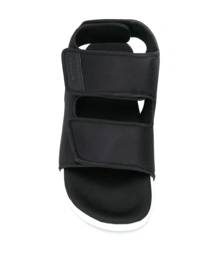 Shop Adidas Originals Adilette 3.0 Sandals In Black
