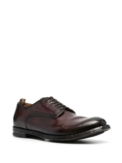 Shop Officine Creative Anatomia Derby Shoes In Red