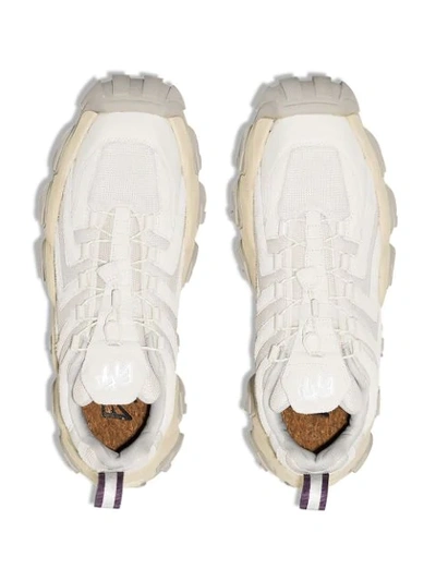 Shop Eytys Chunky Sole Low-top Sneakers In White