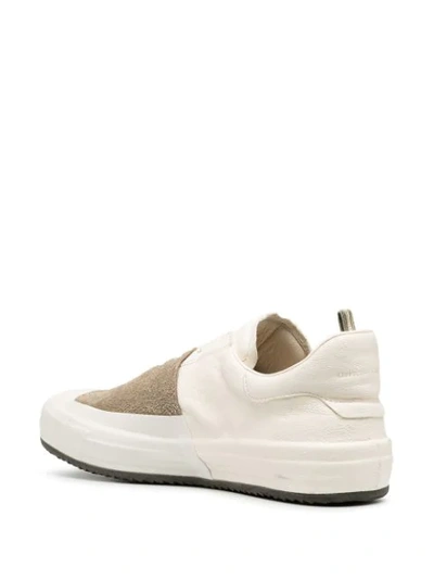 Shop Officine Creative Oliver Suede Panelled Sneakers In White