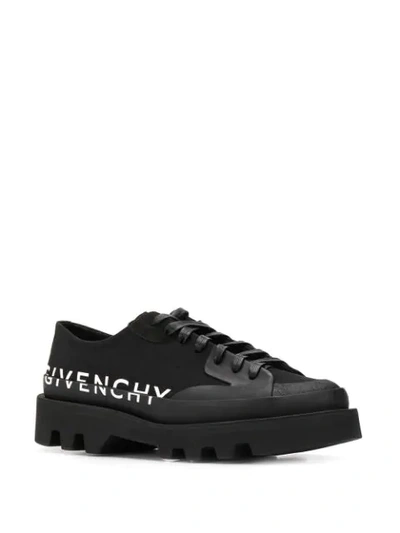 Shop Givenchy Clapham Low-top Sneakers In Black