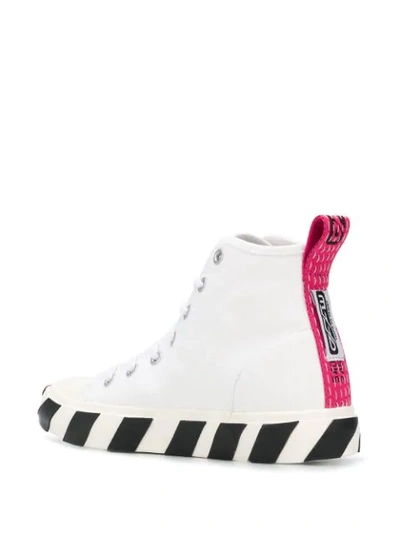 Shop Off-white Arrows Patch High-top Sneakers In White