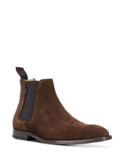 Shop Ps By Paul Smith Gerald Suede Ankle Boots In Brown